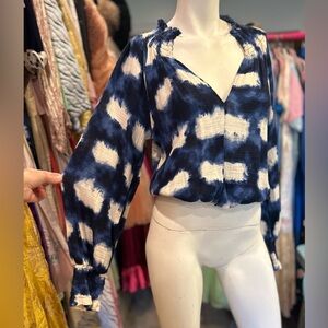 Cobalt Blue Hippie Top